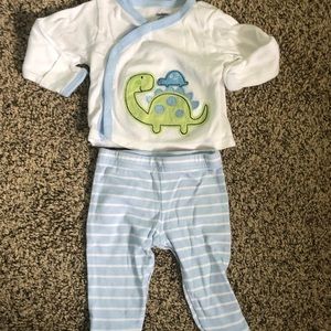 Long-sleeve 0-3 month outfit